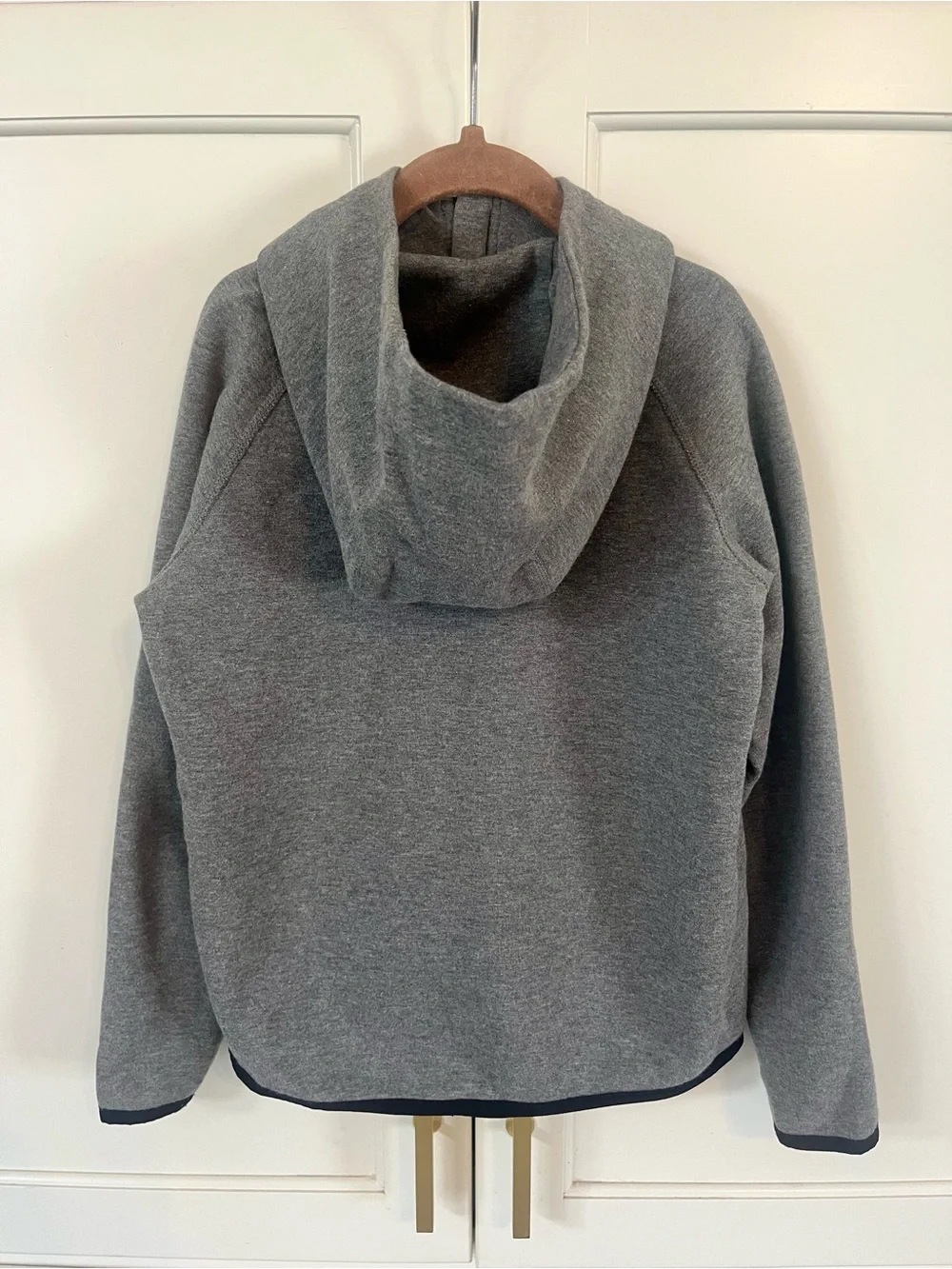 Boys Gray GapFit Full-Zip Hoodie Jacket